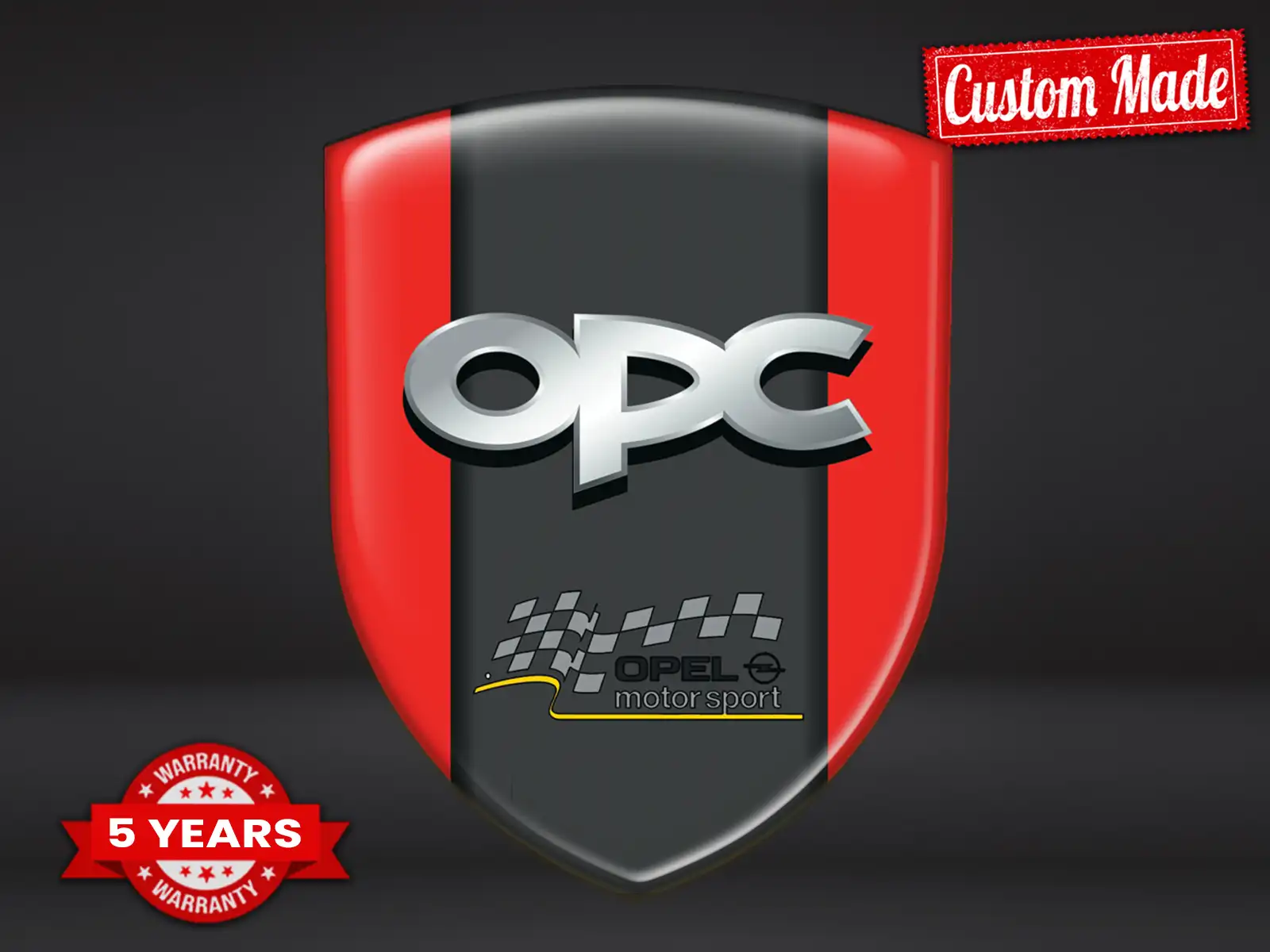 OPC Autoaufkleber Stern Hochwertig Anpassbar